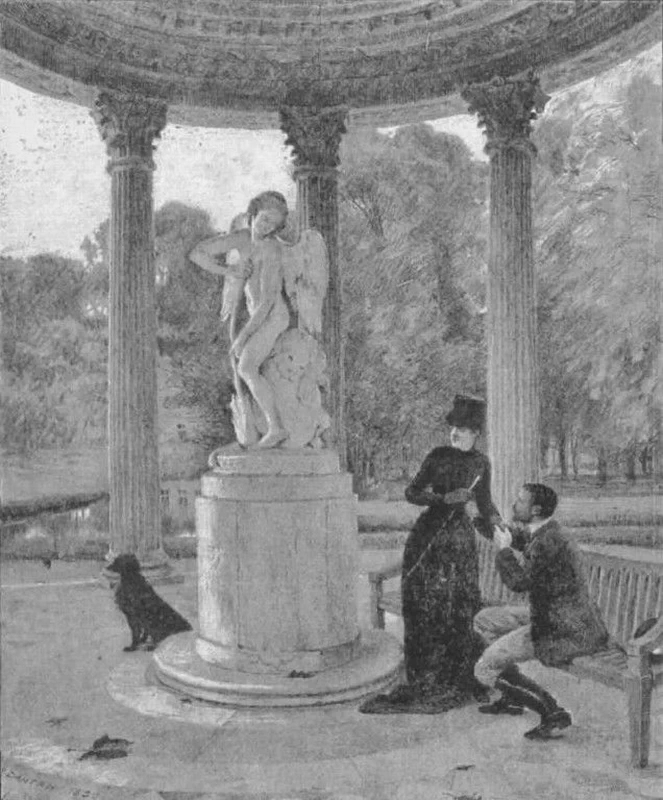 Il tempio dell'amore a Trianon - dal Saint, Cloud, museo Avelines